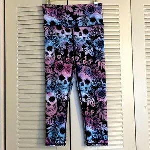 Evolution and Creation Skull Leggings/Yoga Pants